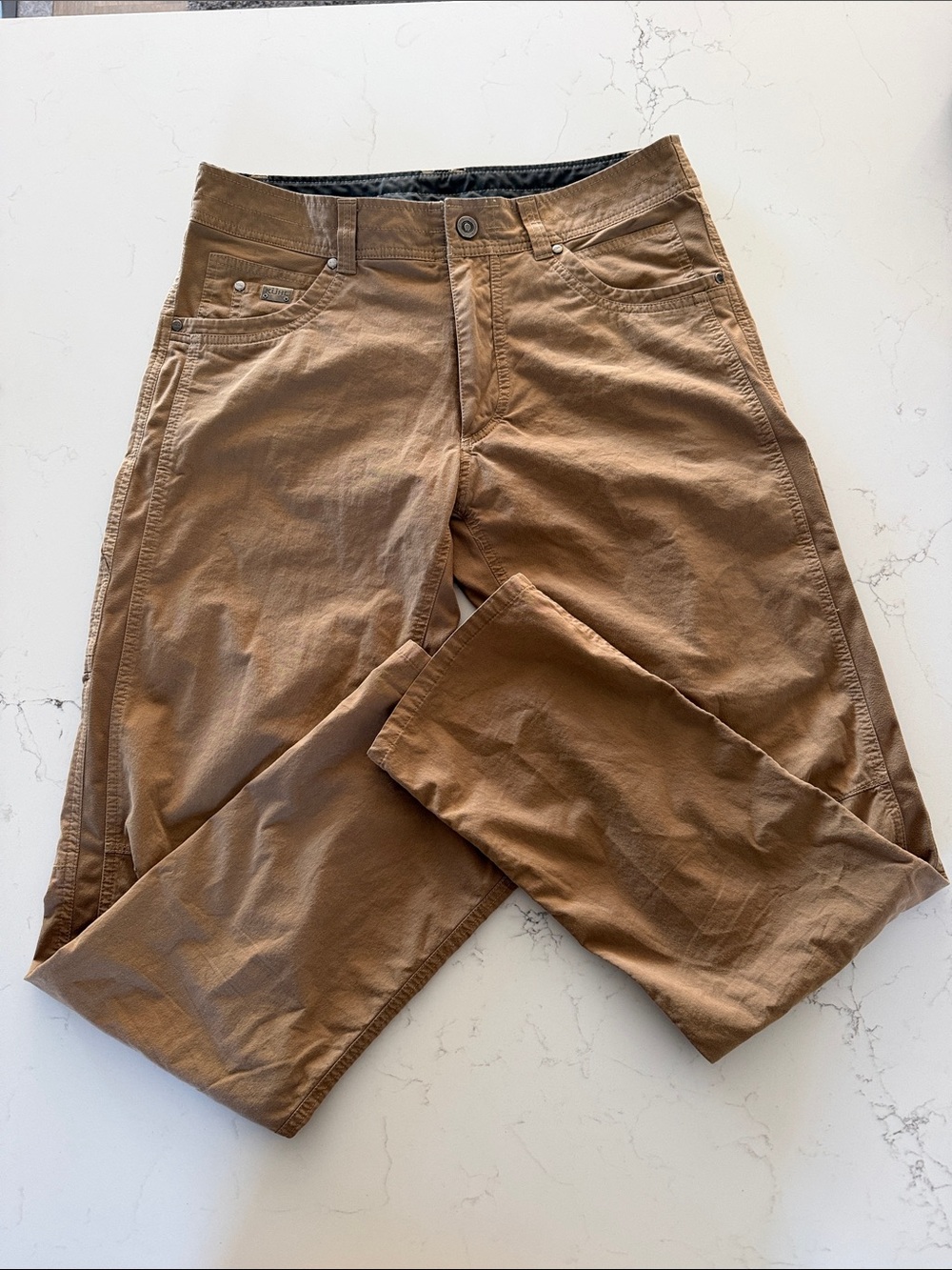 Kuhl Men's Brown Chino-Style Casual Pants 33x34